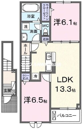 ハーレー　岡山Ⅰの物件間取画像